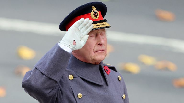 King Charles Leads Nation in Solemn Remembrance Sunday at Cenotaph