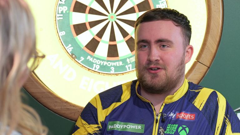Luke Littler is the youngest ever world number one in darts