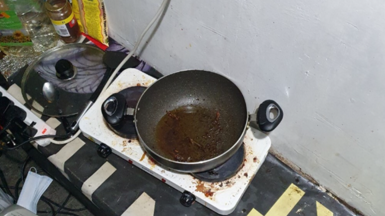 Conditions in the shed were unhygienic