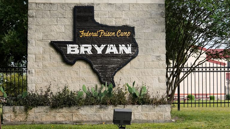 Maxwell is now serving her sentence at Federal Prison Camp Bryan in Texas. AP file pic