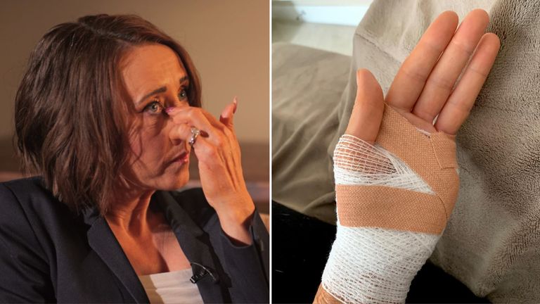 Natalie says her ex-partner Babur Raja caused 'untold horror'