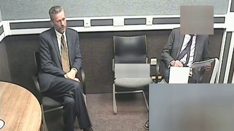 Gill said no comment when interviewed by officers in 2022. Pic: Met Police
