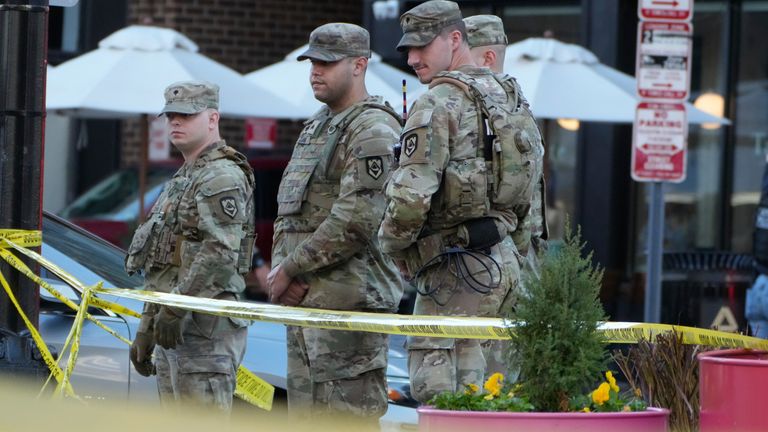 Two Nationwide Guard members shot close to White Home in Washington DC 3 Pic: AP