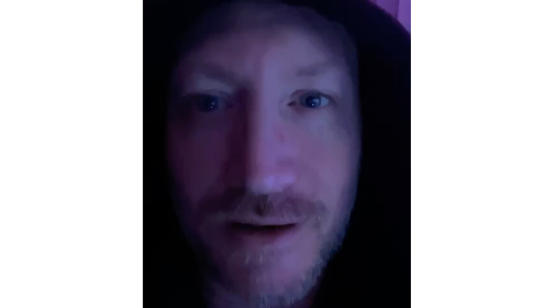 Lipscombe is pictured in a Snapchat video. Pic: Leicestershire Police
