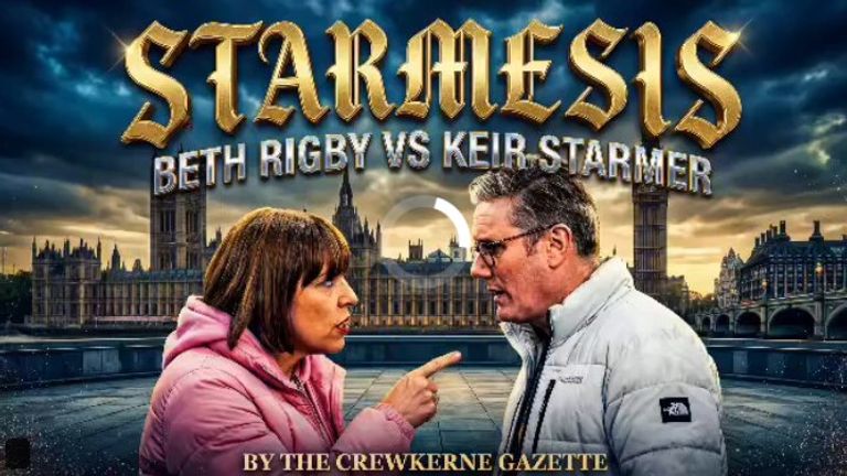 AI Satire Goes Viral: PM's Rap Battle with Sky's Beth Rigby