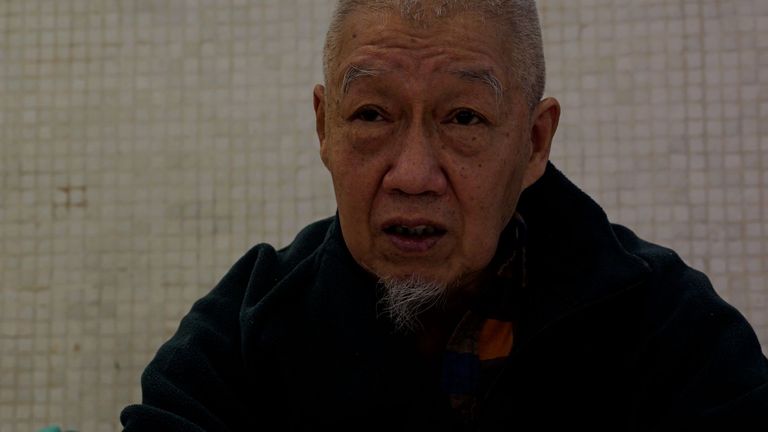 The man said he doesn't feel supported by the government