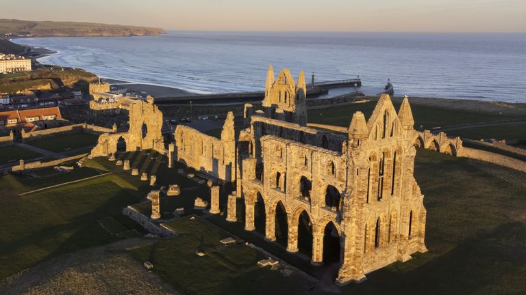 Whitby Abbey. Pic: PA