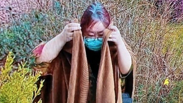 Qian disguises her appearance while on the run. Pic: Met Police