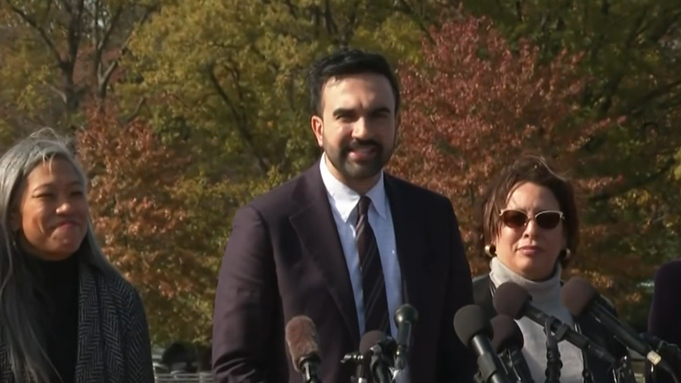 Zohran Mamdani news conference after winning New York mayoral election