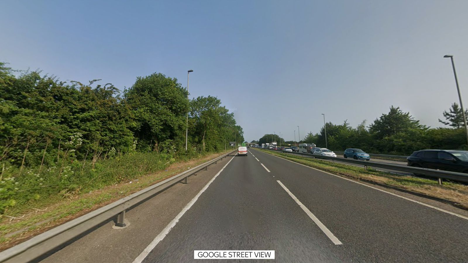 Two-year-old killed in motorway collision - as five others in hospital with serious injuries