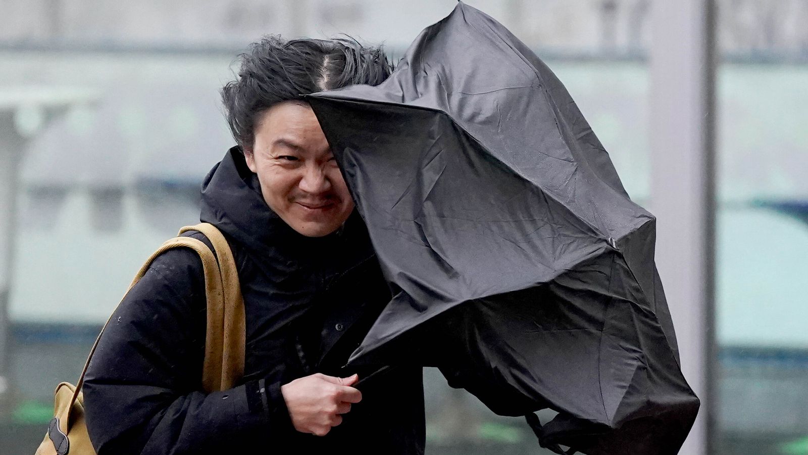 Storm Bram brings 90mph winds, rain and flooding to parts of UK