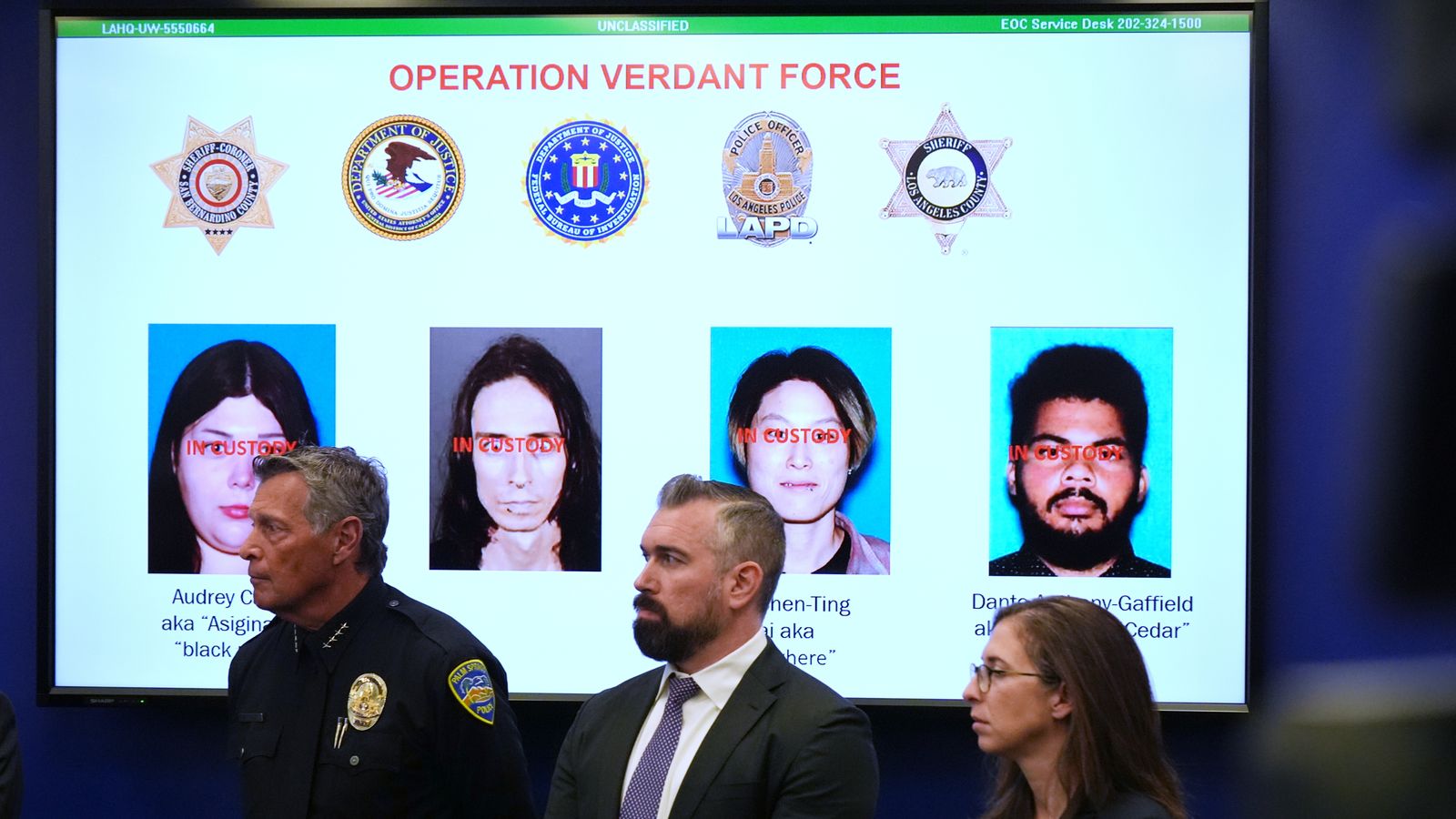 Four charged with New Year's Eve plot to bomb multiple targets in California