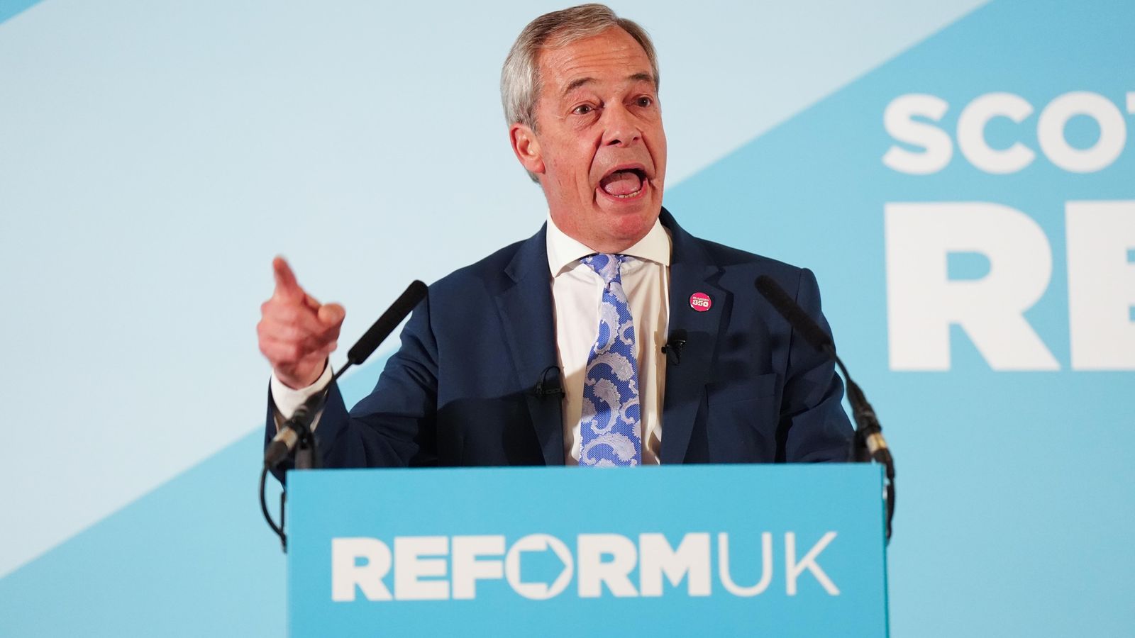 Reform UK denies Nigel Farage broke electoral law