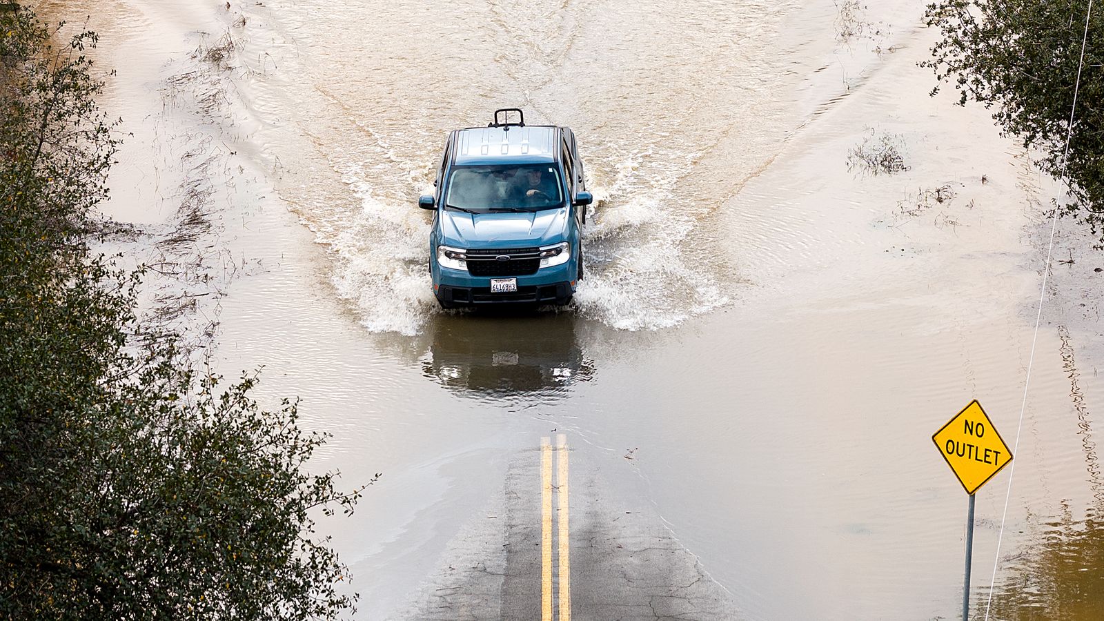Atmospheric river storm causes floods in Southern California | US News ...