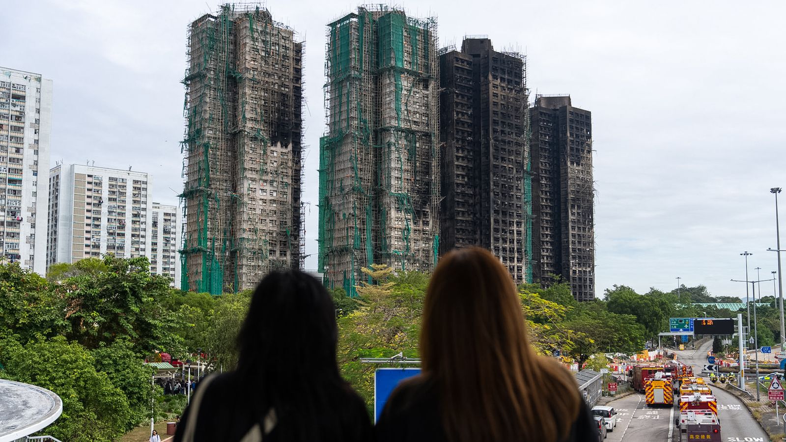 Hong Kong high rise fire 13 arrested for suspected manslaughter as death toll hits 151