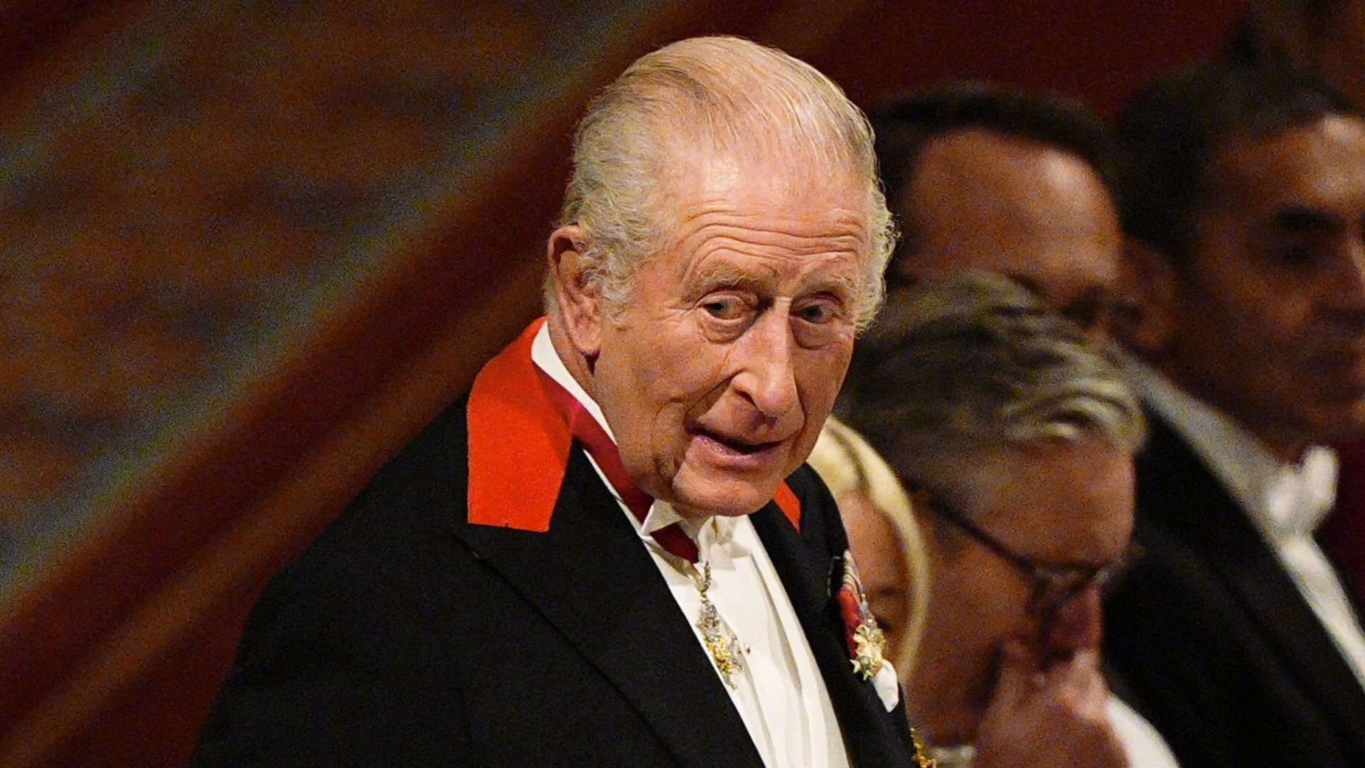 King addresses 'Russian aggression' at state banquet