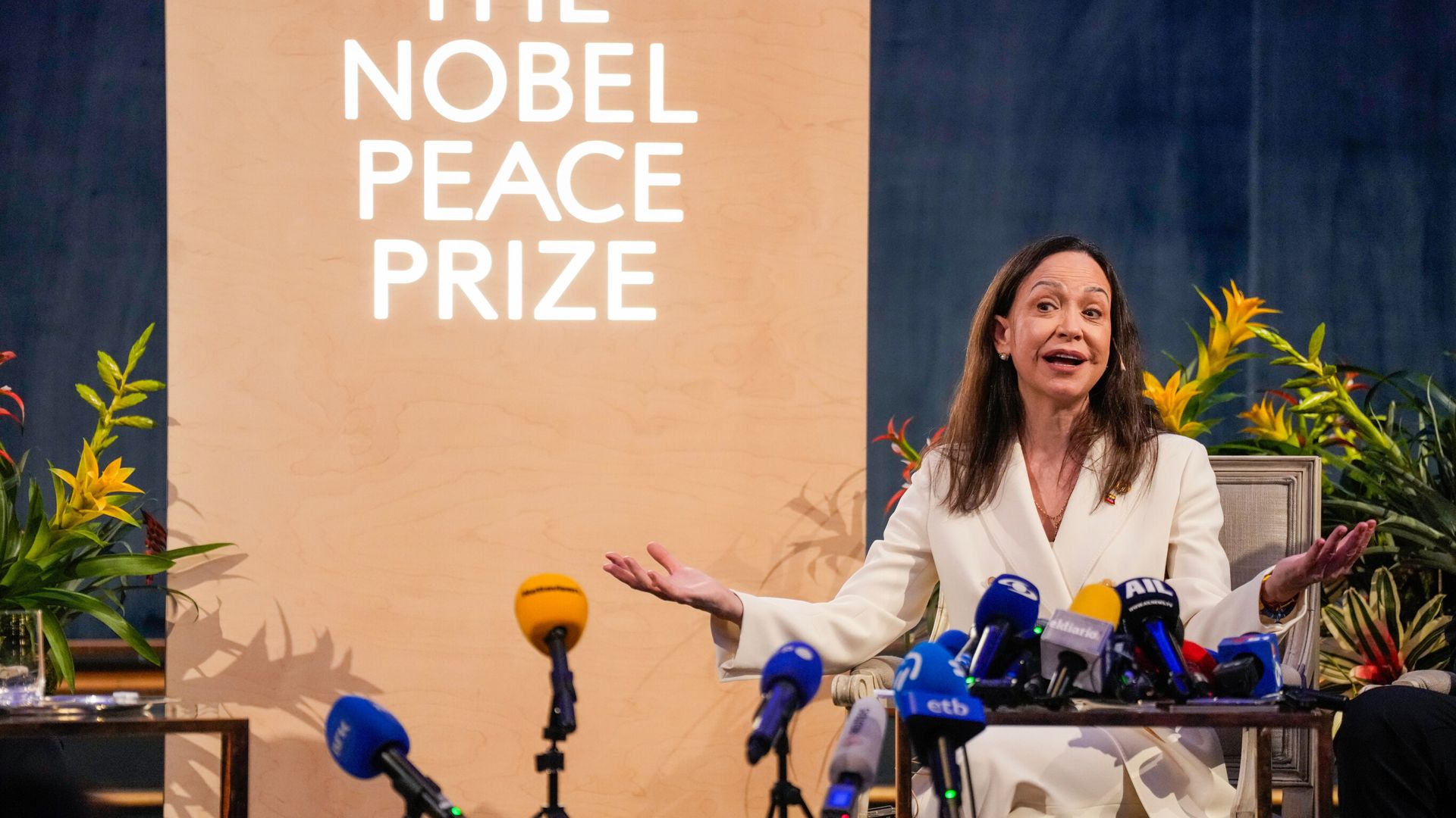 Nobel Institute responds to claims Machado could give Peace Prize to Trump