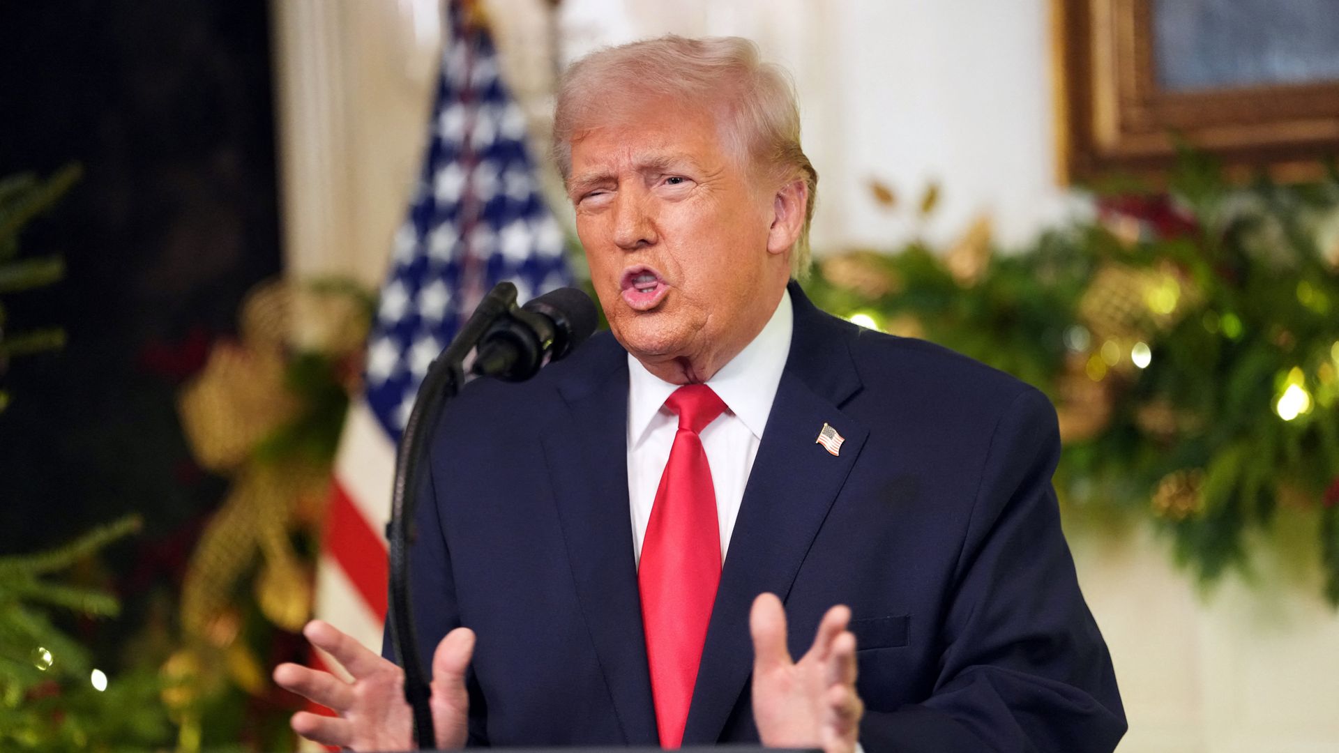 Some reckon Trump's unhinged - this speech might help their case