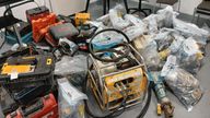 Officers recovered 400 suspected stolen power tools during an operation.