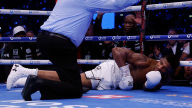 Joshua is expected to score a knockdown during his fight against Daniel Dubois in September 2024. Photo: Reuters