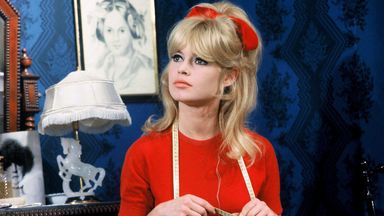 Bardot in 1964 comedy Une Ravissante Idiote' (The Adorable Idiot. Pic: Sipa/Shutterstock