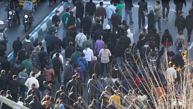 This week protesters have been marching in the capital Tehran. Photo: Fars News Agency/AP