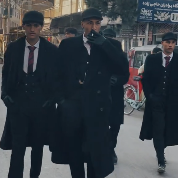 Peaky Blinders costumes land Afghan youths in hassle with the Taliban 2 The youths were seen on social media dressed up like the characters from Peaky Blinders. Pic: TikTok/@jemis_band