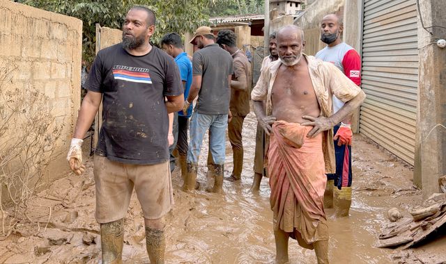 'No one helped us': The Sri Lanka community left in a mass of mud and loss after cyclone