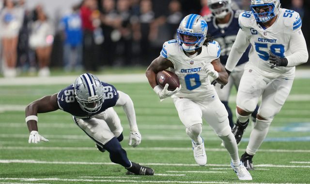 NFL: Jahmyr Gibbs hat-trick inspires Detroit Lions to 44-30 win over Dallas Cowboys