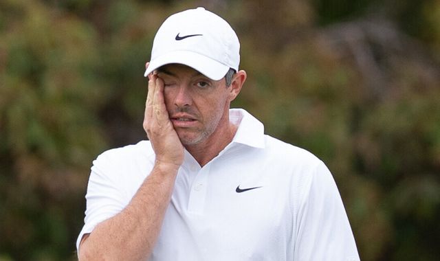 Rory McIlroy nine strokes behind Australian Open leaders after strange encounter with banana peel in Melbourne