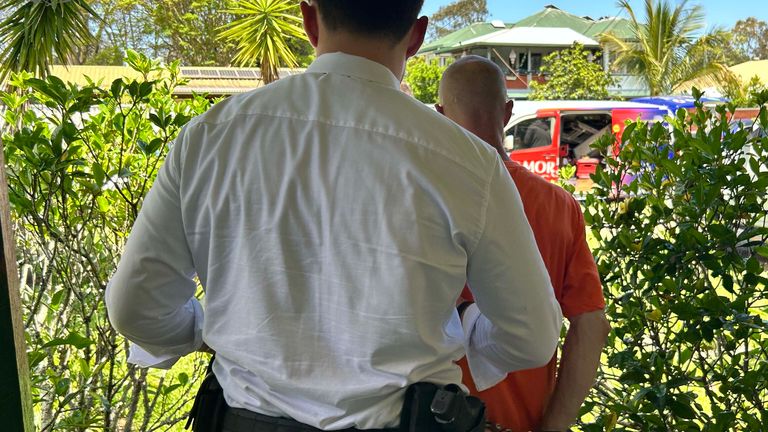 A 43-year-old British man was arrested and charged earlier in December. Pic: Australian Federal Police