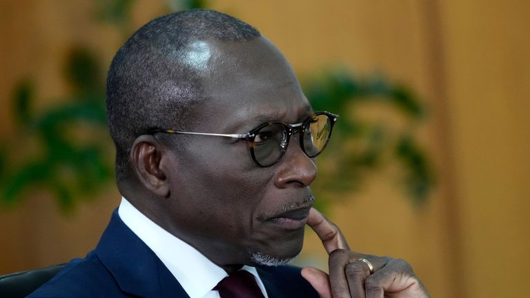 Benin President Patrice Talon. Pic: AP