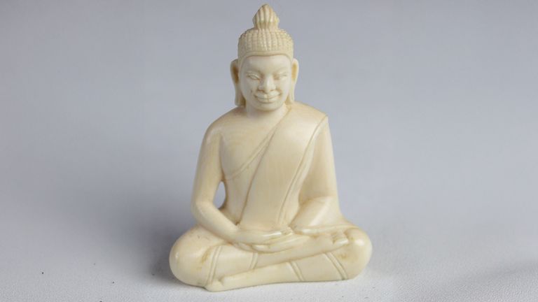 An ivory Buddha. Pic: Bristol City Council/PA
