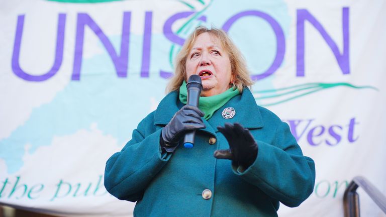 Christina McAnea. Pic: PA