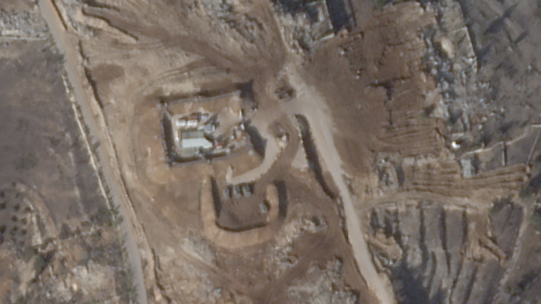 Israeli base on Tzivoni ridge, Lebanon, 18 November 2025. Pic: Planet Labs PBC
