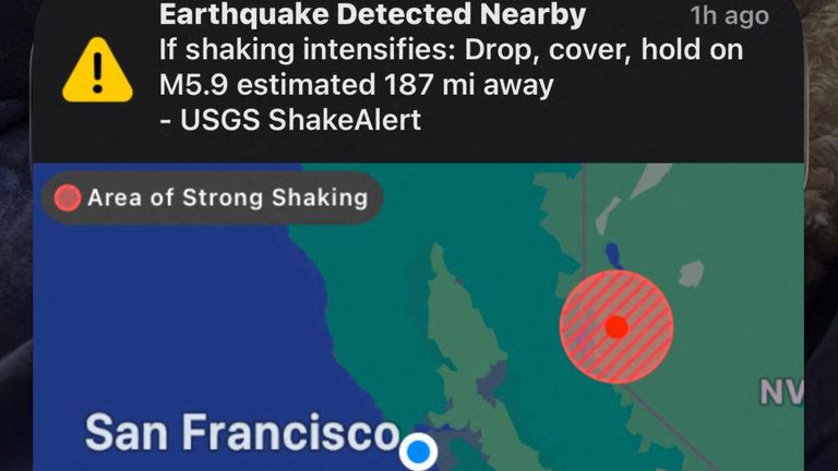 Mówi się, że epicentrum znajdowało się w pobliżu Dayton w stanie Nevada. Fot: Reuters