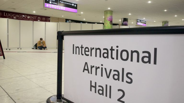 Arrivals at Edinburgh Airport. File pic: PA