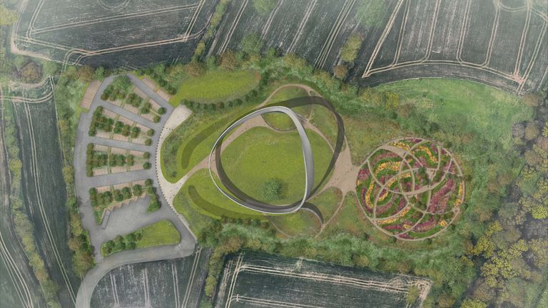 Anıtın yukarıdan nasıl görünmesi bekleniyor?