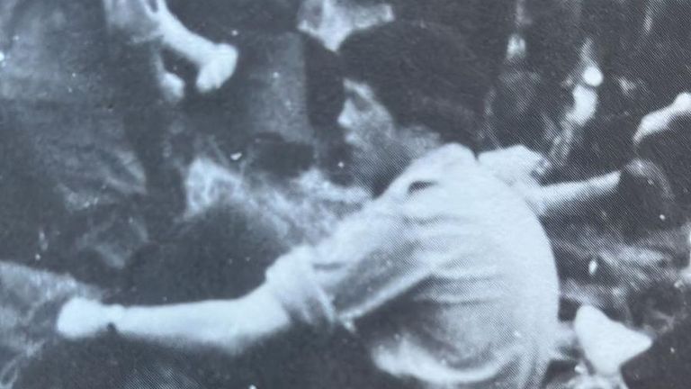 Nigel Farage in his school days