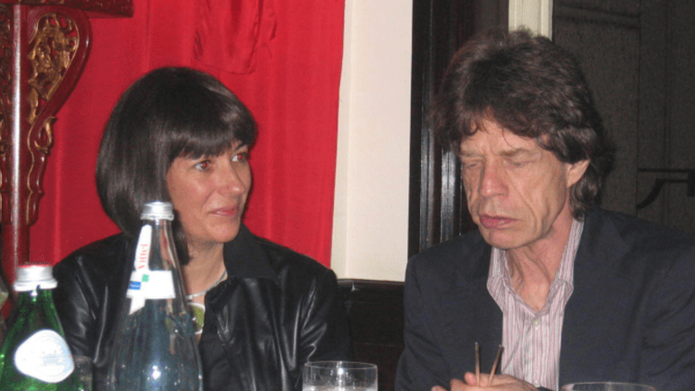 Ghislaine Maxwell and Mick Jagger, date unknown. Pic US DoJ 