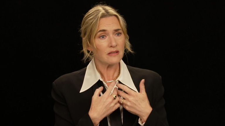 Winslet speaking to Sky News