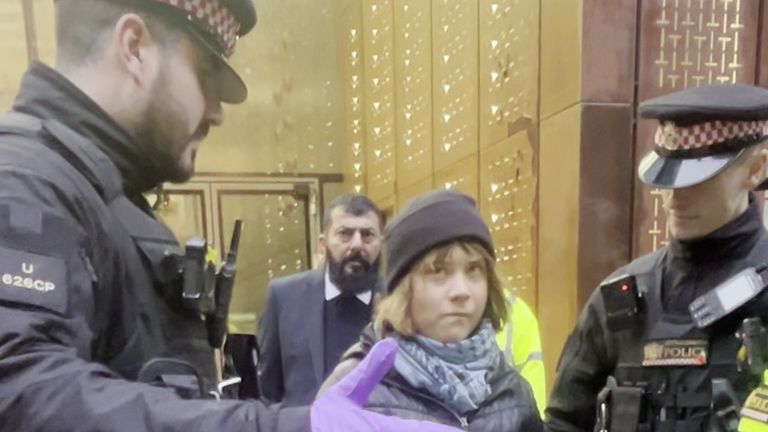 Greta Thunberg Arrested in London for Supporting Banned Group