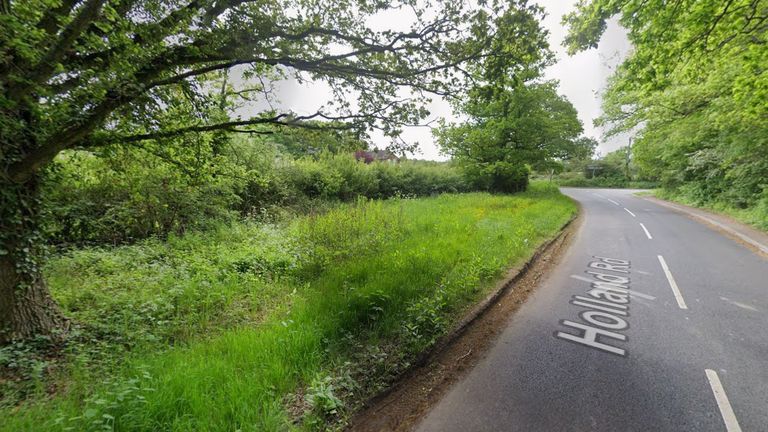 Holland Road near to the junction with Popes Lane. Pic: Google Street View