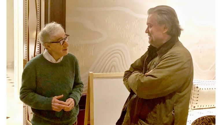 Woody Allen and Steve Bannon. Pic: @OversightDems