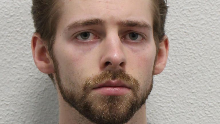 Joshua Michals has been found guilty of murdering a Chinese student he had been in a relationship with. Pic: Met Police