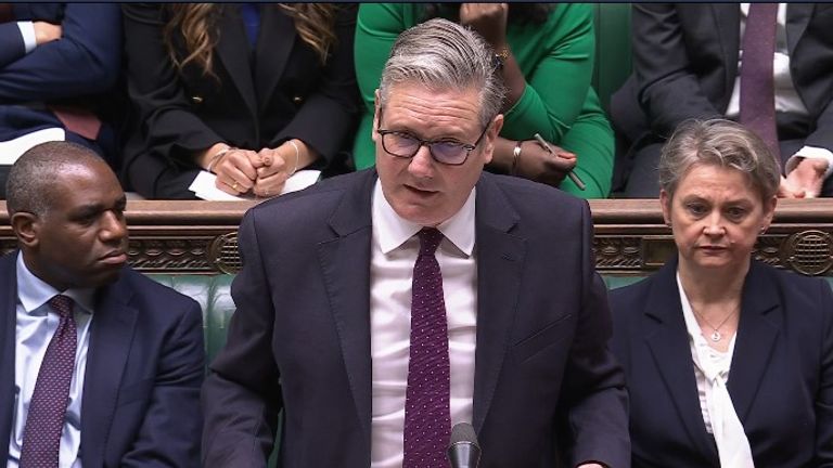 Keir Starmer'ın seçim bölgesi Sky'ın savunmasızlık endeksinde on üçüncü sırada yer alıyor. David Lammy'ninki yirmi üçüncü.