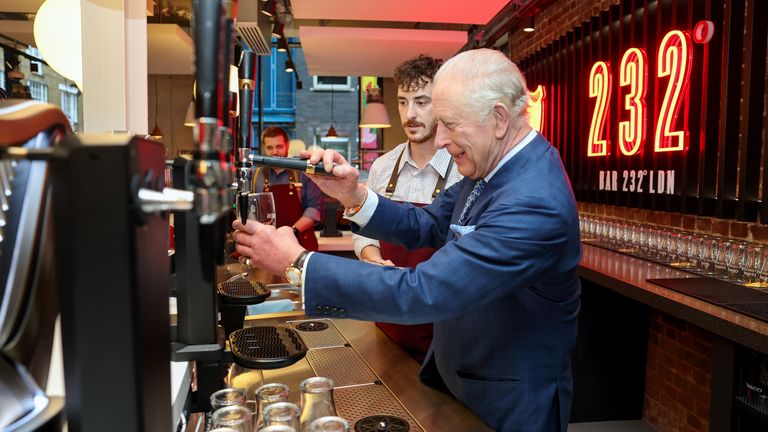 The King recently announced his cancer treatment would be scaled back. Pic: PA