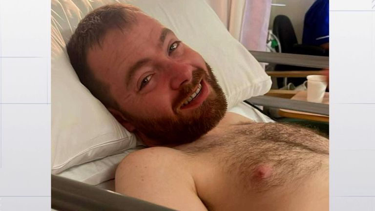 Mike was treated in hospital after the Liverpool parade incident