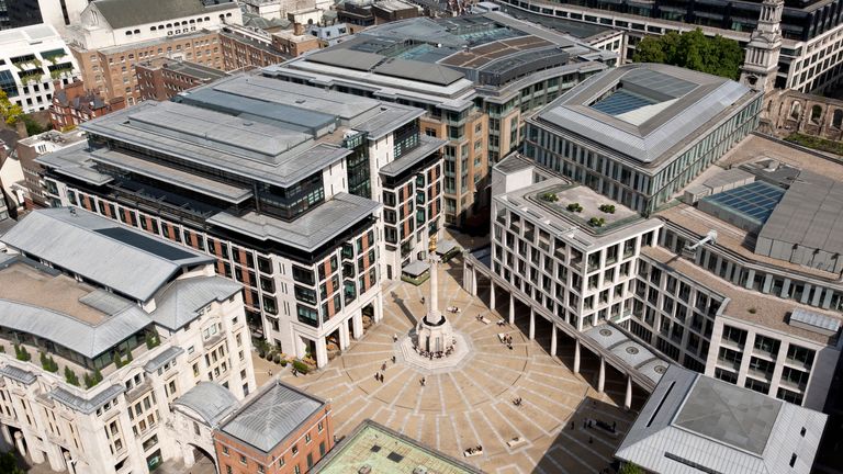 The London Stock Exchange on Paternoster Square.
Pic: iStock