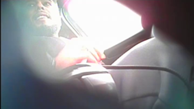 Saadaoui in a car with 'Farouk' an undercover police officer 